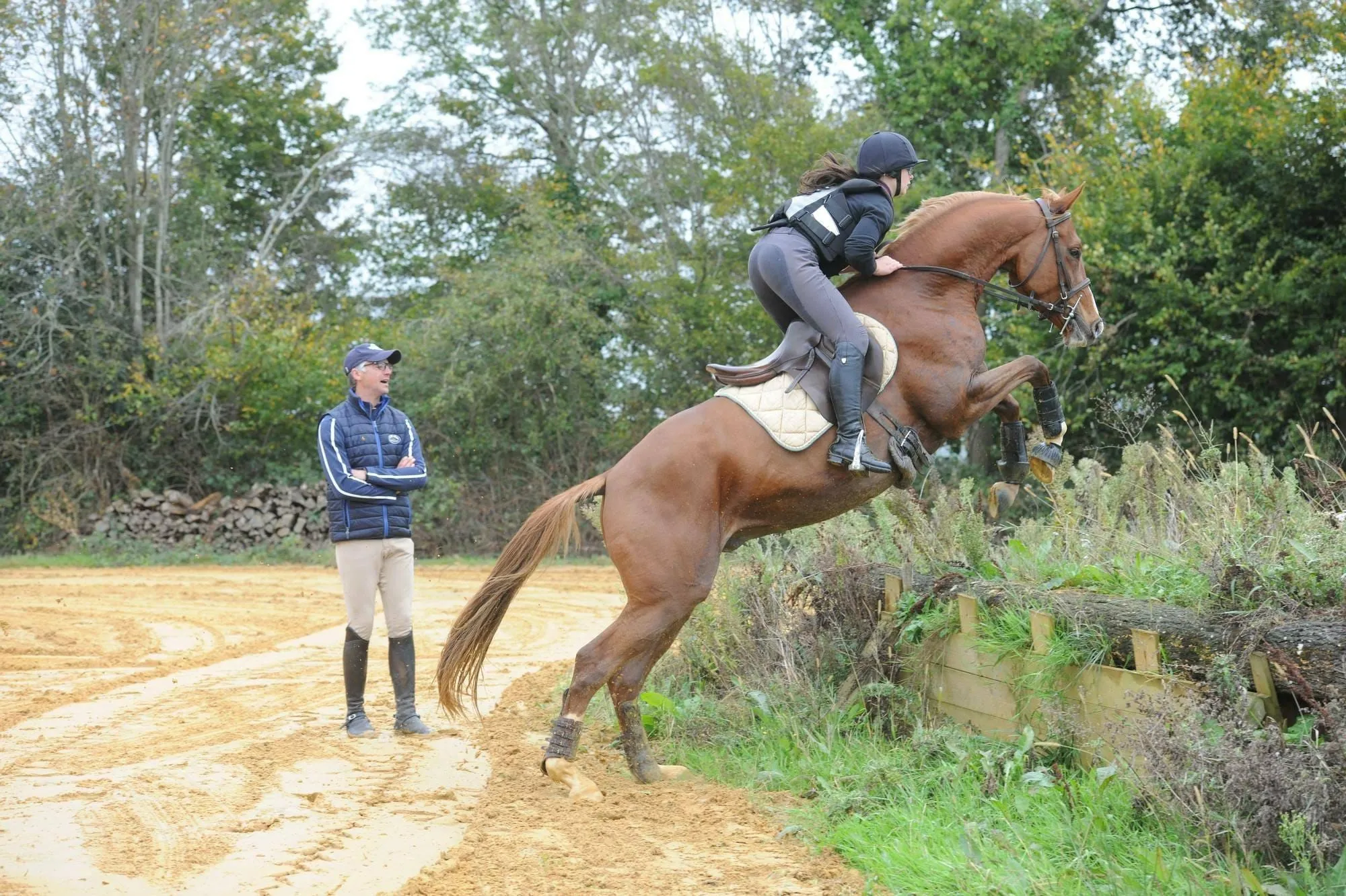 Coaching cross-country en concours complet